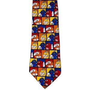 M&M’s Mens Multicolor Polyester Tie